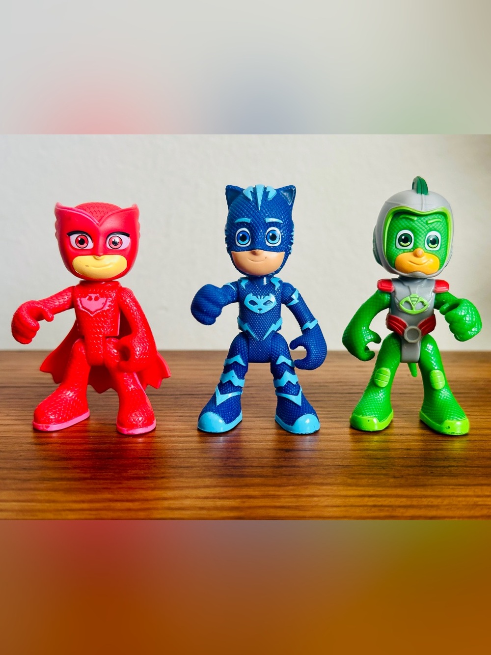 PJ Masks Action Figure Hero Set - Armored Gekko, Catboy, & Owlette - Disney